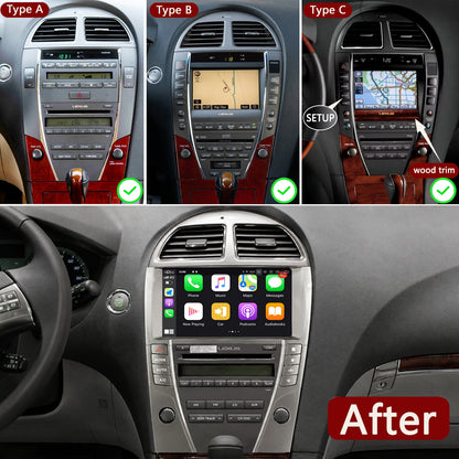 Idoing 9inch Android 12 Radio Head Unit For Lexus ES240 ES350 2006-2012