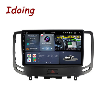 Idoing 9inch Android 13 Radio Head Unit For Infiniti G-Series G25 G35 G37 2006-2013