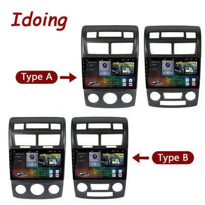 Idoing 9inch Android 14 Radio Head Unit For Kia Sportage 2005-2013