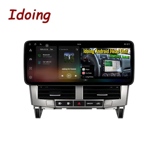 Idoing 12.3inch Android 14 Radio Head Unit For Lexus RX300 RX330 RX350 2003-2009