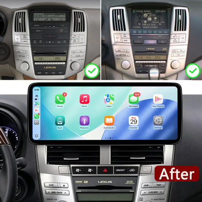 Idoing 12.3inch Android 14 Radio Head Unit For Lexus RX300 RX330 RX350 2003-2009