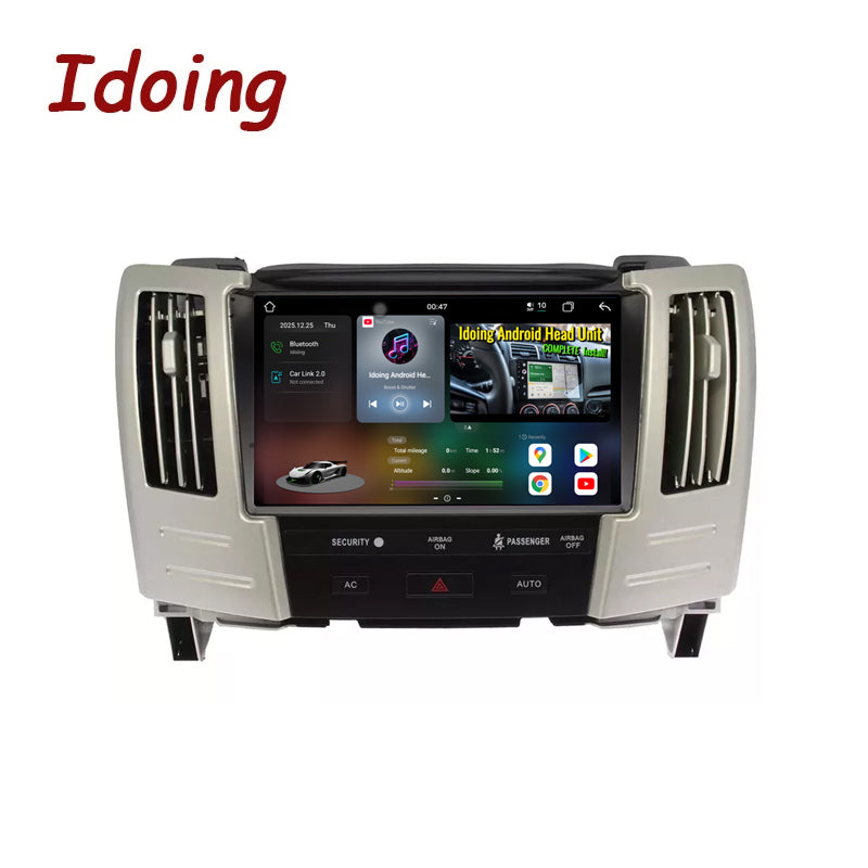 Idoing 9inch Android 14 Radio Head Unit For Lexus RX300 RX330 RX350 2003-2009