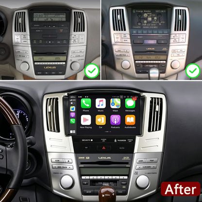Idoing 9inch Android 14 Radio Head Unit For Lexus RX300 RX330 RX350 2003-2009