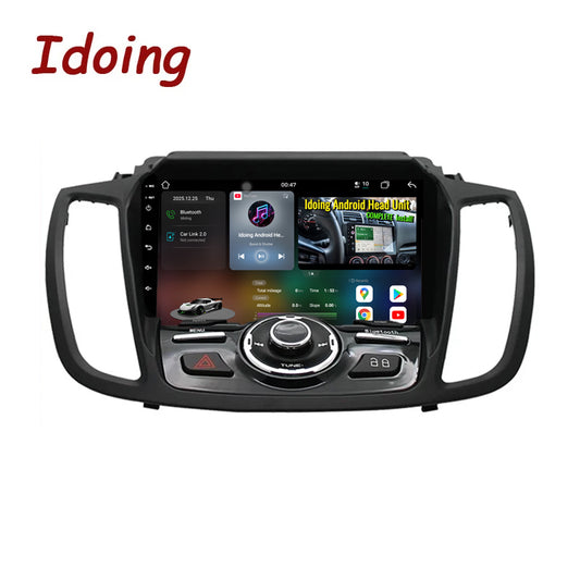 Idoing 9inch Android 14 Radio Head Unit For Ford Kuga C-Max Escape 2013-2019