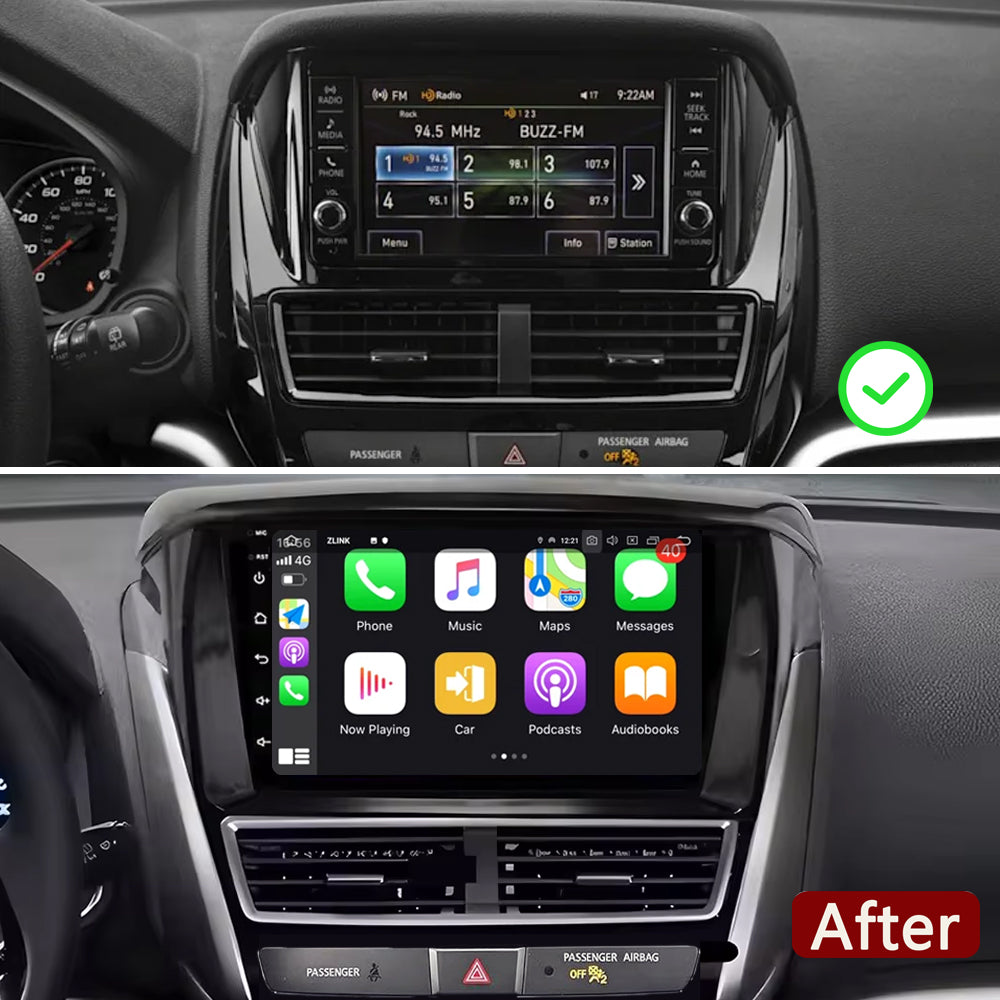 Idoing 9inch Android 14 Radio Head Unit For Mitsubishi Eclipse Cross 2017-2021
