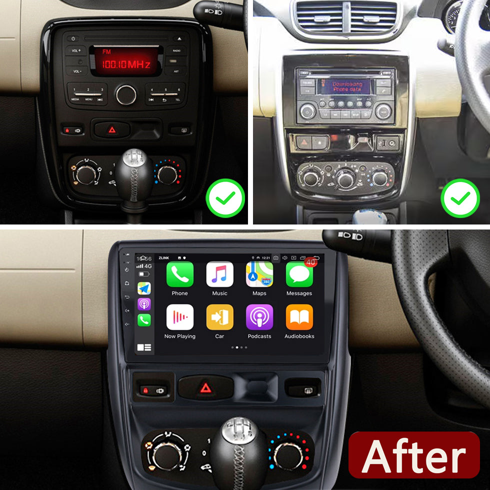 Idoing 9inch Android 14 Radio Head Unit For Renault Duster 2010-2015