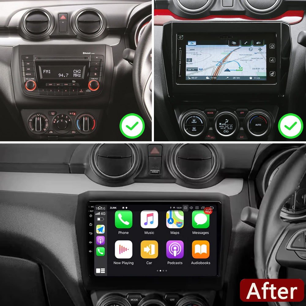 Idoing 9inch Android 13 Radio Head Unit For Suzuki Swift 2017-2022