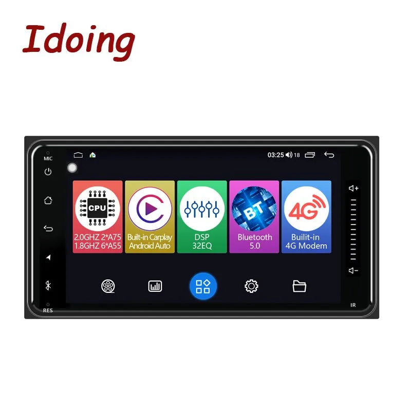 Idoing 7inch Android 12 Radio Head Unit For Toyota-Universal