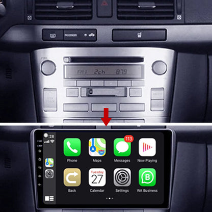 Idoing 9inch Android 12 Radio Head Unit For Toyota Avensis T250 2 II 2003-2009
