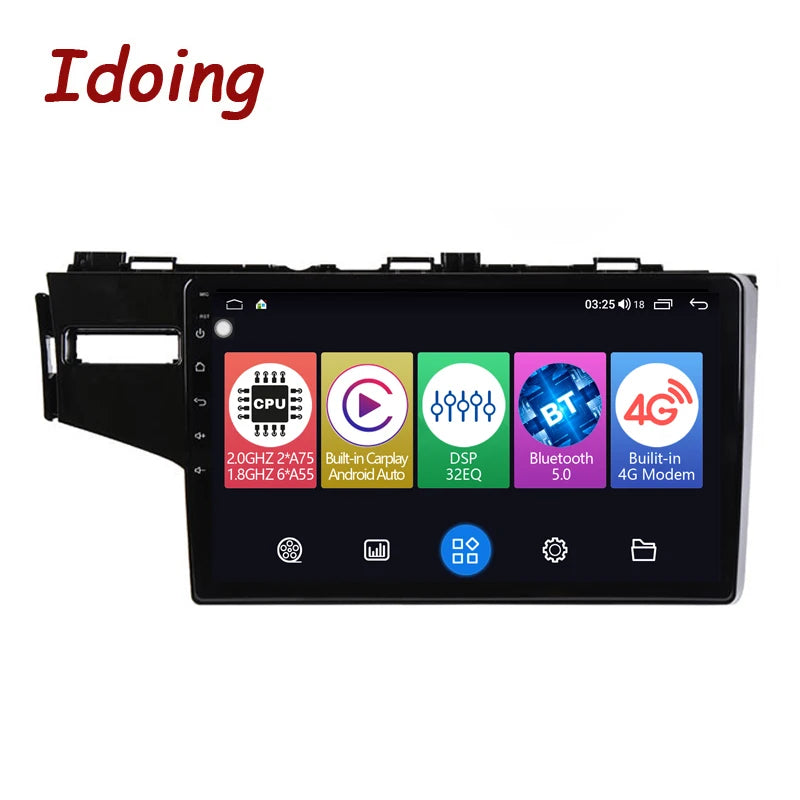 Idoing 9inch Android 12 Radio Head Unit For Honda Jazz 3 Fit 3 2015-2020