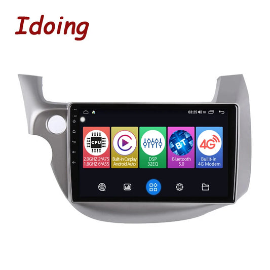 Idoing 10.2inch Android 12 Radio Head Unit For Honda Fit Jazz 2007 2008 2009 2010 2011 2012