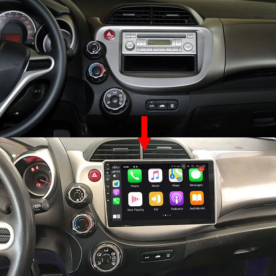 Idoing 10.2inch Android 12 Radio Head Unit For Honda Fit Jazz 2007 2008 2009 2010 2011 2012