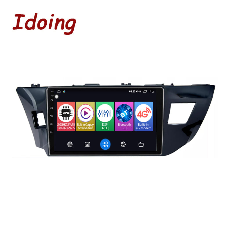 Idoing 10.2inch Android 12 Radio Head Unit For Toyota Corolla 11 2012-2016 E170 E180