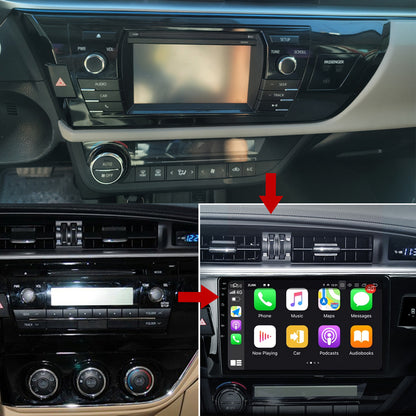 Idoing 9inch Android 12 Radio Head Unit For Toyota Corolla 2014-2016 E170 E180 Right Hight Drive