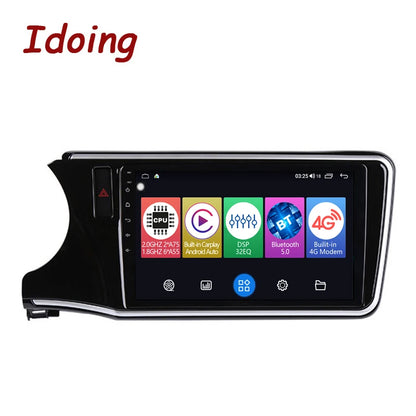 Idoing 10.2inch Android 12 Radio Head Unit For Honda City 2014-2017