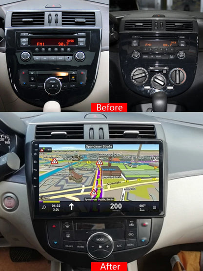 Idoing 9inch Android 12 Radio Head Unit For Nissan Serena Tiida 2011-2015