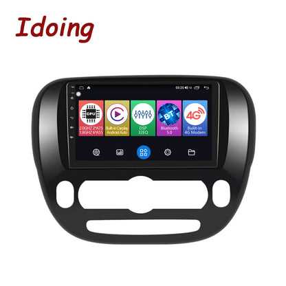 Idoing 9inch Android 12 Radio Head Unit For Kia Soul 2 PS 2013-2019