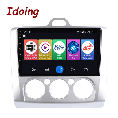 Idoing 9inch Android 12 Radio Head Unit For Ford Focus 2 3 Mk2/Mk3 2004-2012