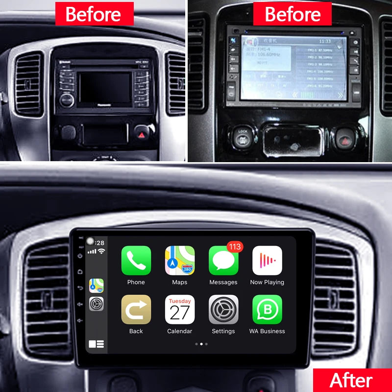 Idoing 9inch Android 12 Radio Head Unit For Ford Escape 1 2007-2012