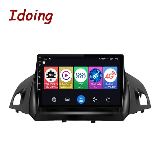 Idoing 9inch Android 12 Radio Head Unit For Ford Kuga 2 Escape 3 2012-2019