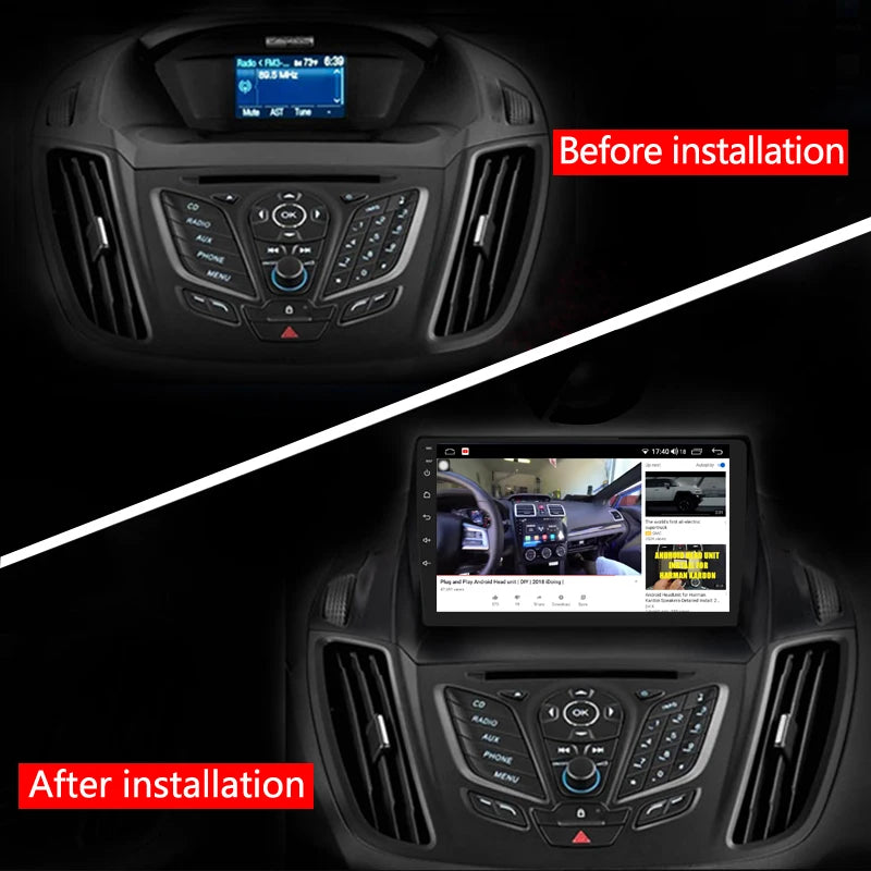 Idoing 9inch Android 12 Radio Head Unit For Ford Kuga 2 Escape 3 2012-2019