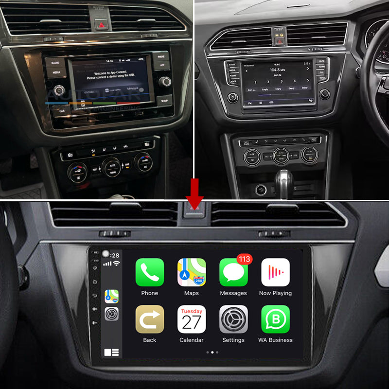 Idoing 10.2inch Android 12 Radio Head Unit For Volkswagen VW Tiguan 2017+