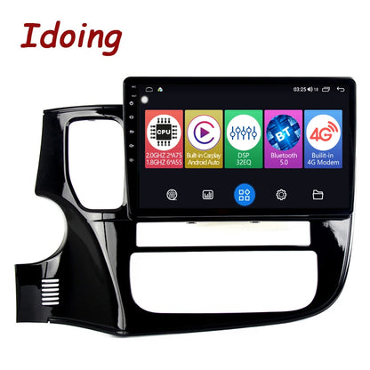 Idoing 10.2inch Android 12 Radio Head Unit For Mitsubishi Outlander 2014-2017