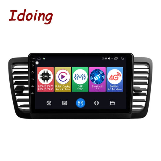 Idoing 9inch Android 12 Radio Head Unit For Subaru Outback 3 Legacy 4 2003-2009