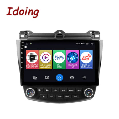 Idoing 10.2inch Android 12 Radio Head Unit For Honda Accord 7 CM UC CL 2005-2008