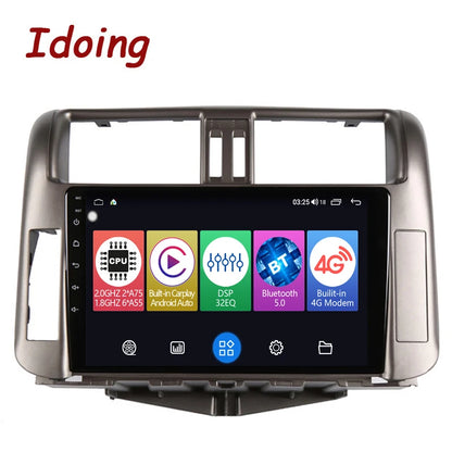 Idoing 9inch Android 12 Radio Head Unit For Toyota Land Cruiser Prado 150 2009-2013