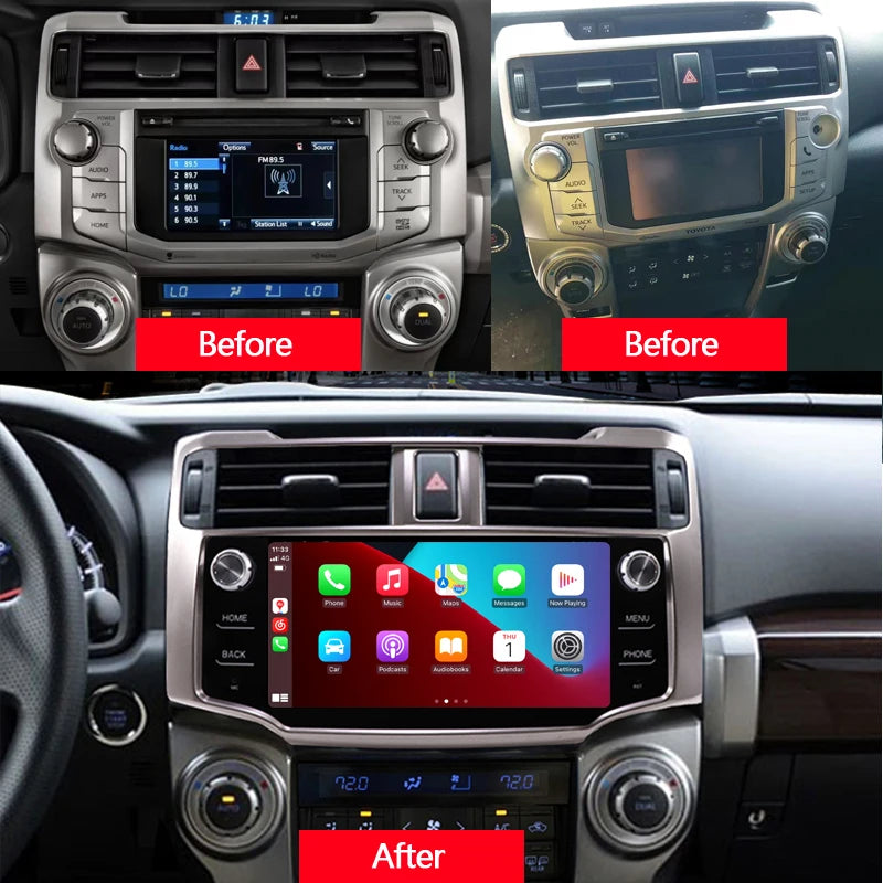 Idoing 9inch Android 12 Radio Head Unit For Toyota 4Runner 4 Runner 2010-2019