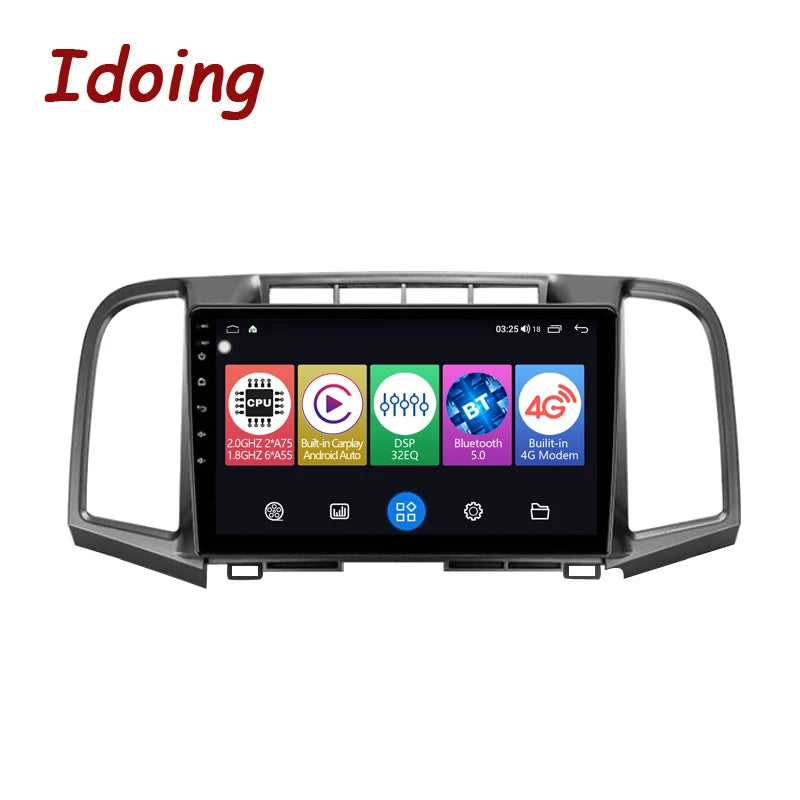 Idoing 9inch Android 12 Radio Head Unit For Toyota Venza 2008-2016