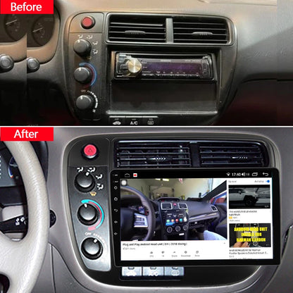 Idoing 9inch Android 12 Radio Head Unit For Honda Civic 1998 1999 2000