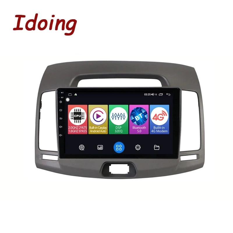 Idoing 9inch Android 12 Radio Head Unit For Hyundai Elantra 2006-2010