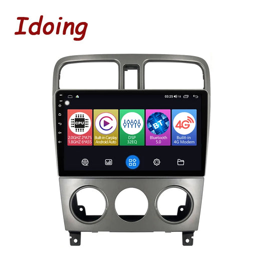 Idoing 9inch Android 12 Radio Head Unit For Subaru Forester 2004-2008