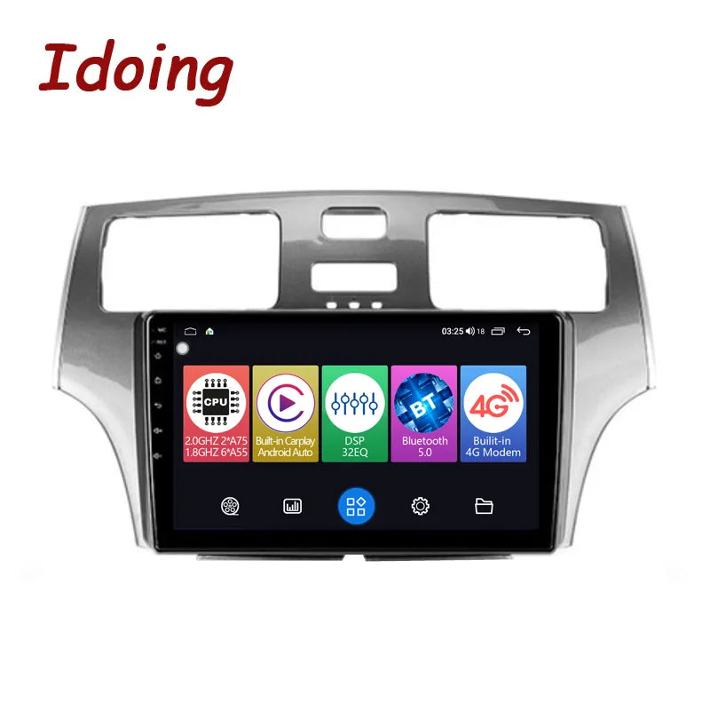 Idoing 9inch Android 12 Radio Head Unit For Lexus E250 E330 E300 2001 2002 2003 2004 2005 2006