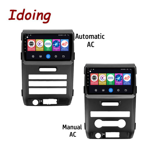 Idoing 9inch Android 12 Radio Head Unit For Ford F150 P415 Raptor 2008-2014