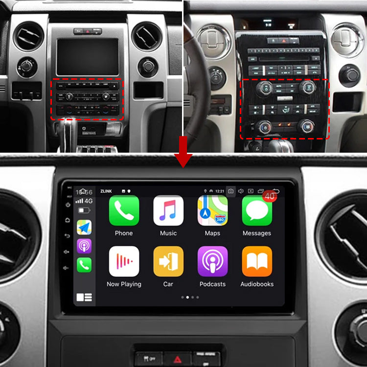 Idoing 9inch Android 12 Radio Head Unit For Ford F150 P415 Raptor 2008-2014