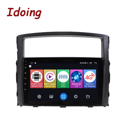 Idoing 9inch Android 12 Radio Head Unit For Mitsubishi Pajero V97 93 2006-2012