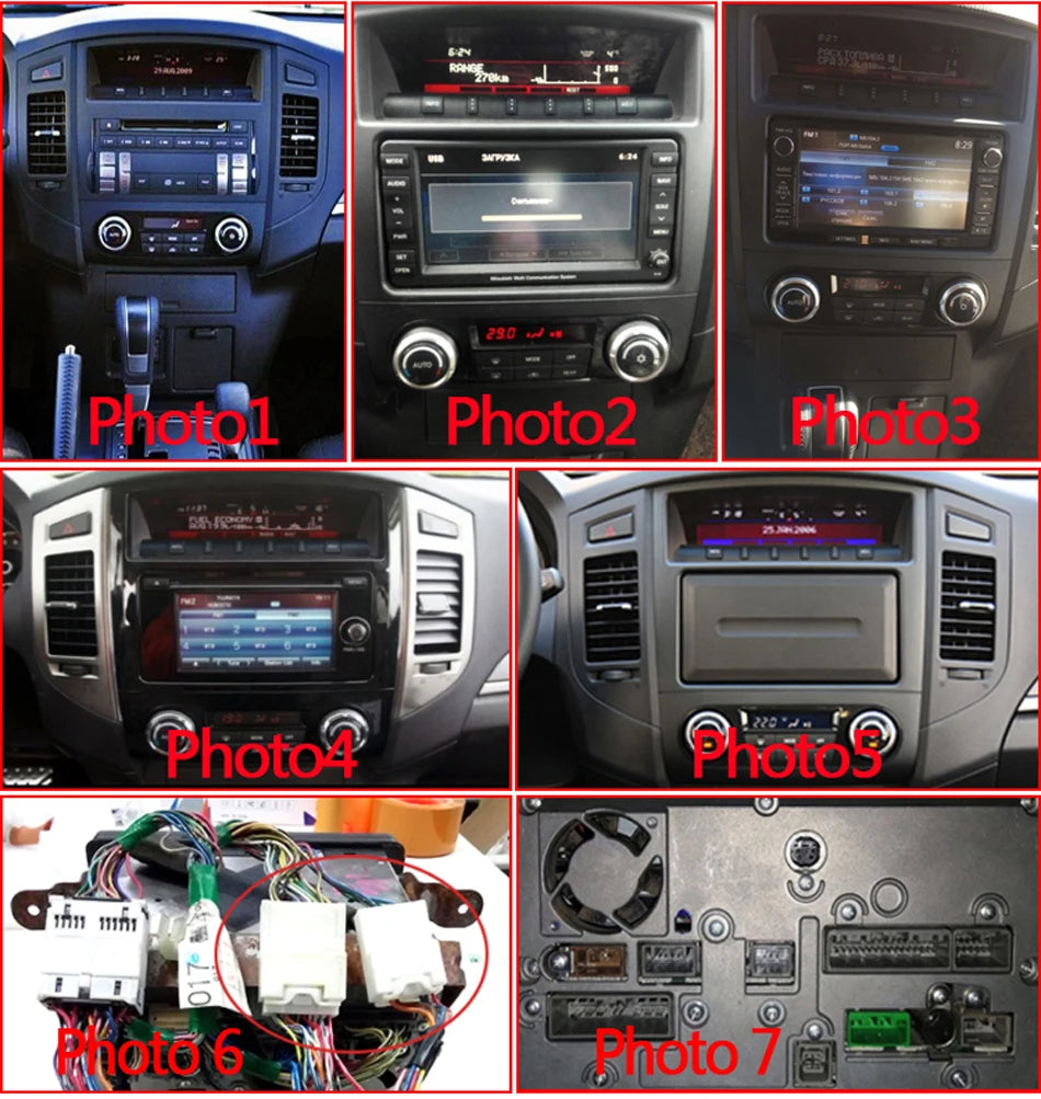 Idoing 9inch Android 12 Radio Head Unit For Mitsubishi Pajero V97 93 2006-2012