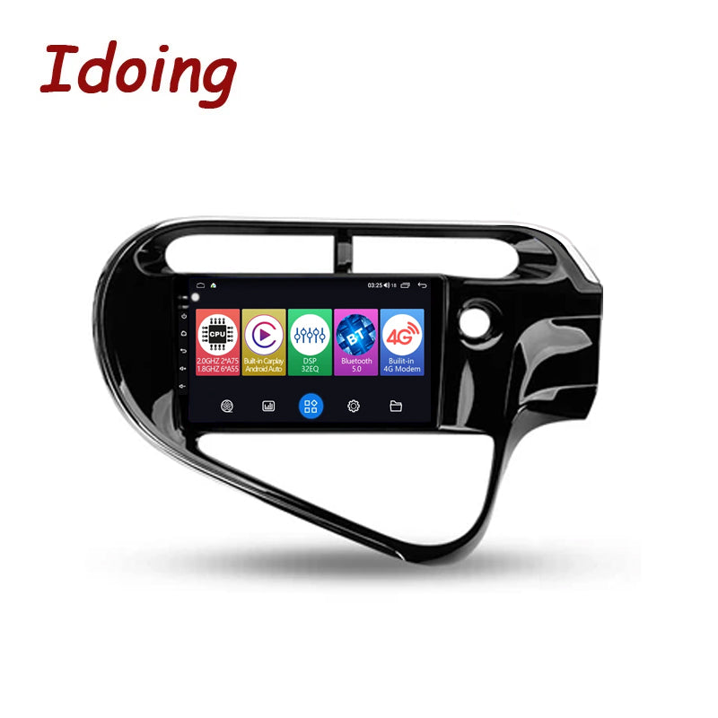 Idoing 9inch Android 12 Radio Head Unit For Toyota Prius C 2018 2019