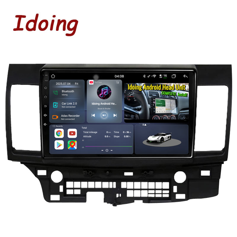 Idoing 10.2inch Android 13 Radio Head Unit For Mitsubishi Lancer 2008-2016