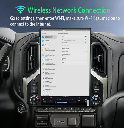 Idoing 15.6inch Android 13 Radio Head Unit For Chery Chevrolet Silverado GMC Sierra 2019-2023