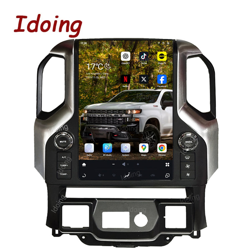 Idoing 12.95inch Android Radio Head Unit For Chery Chevrolet Silverado GMC Sierra 2019-2023