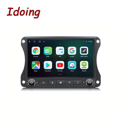 Idoing 10inch Android Auto Apple Carplay Radio Head Unit For Jeep Wrangler & Gladiator 2018-2023