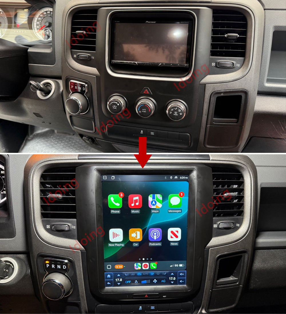 Idoing 10.4inch Android Radio Head Unit For Dodge RAM 2013-2018