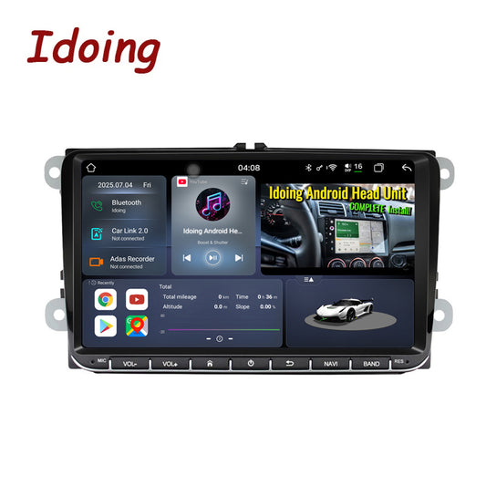 Idoing 9inch Android 13 Radio Head Unit For VW Golf Polo Passat Touran Skoda Seat