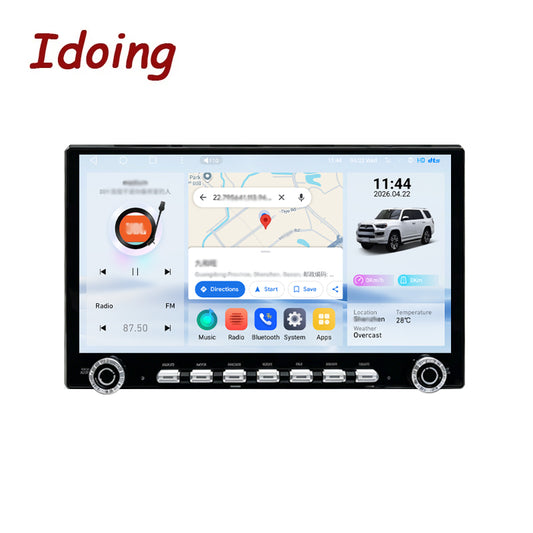 Idoing 10.2inch Android 13 Radio Head Unit Qualcomm Chip For Toyota Tacoma 2016-2022