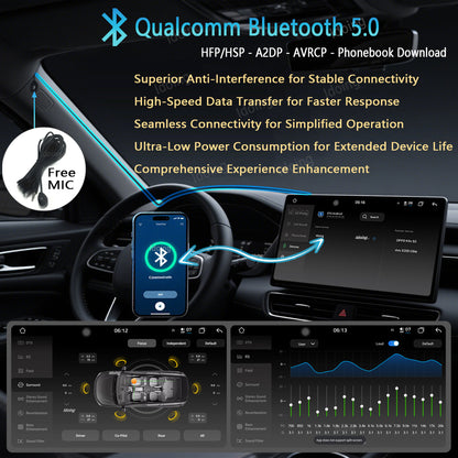 Idoing 11.5 inch Android 13 Radio Head Unit For Subaru Toyota Nissan Hyundai Ford Volkswagen Mazda Kia Universal Car Radio