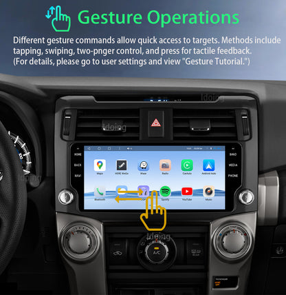 Idoing 10.3inch Android 13 Radio Head Unit Qualcomm Chip 8GB+128GB For Toyota 4Runner 2010-2021